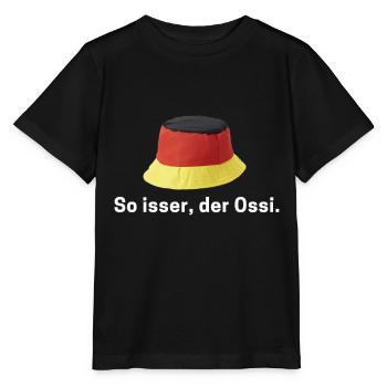 Ossi Geschenk Ostdeutschland NVA Germania Osten - Stanley/Stella Kinder T-Shirt MINI CREATOR  - Schwarz - Vorne - Mikhail (115cm)