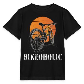 Enduro VTT VTT Équitation - T-shirt bio MINI CREATOR Stanley/Stella Enfant - noir - Devant - Mikhail (115cm)