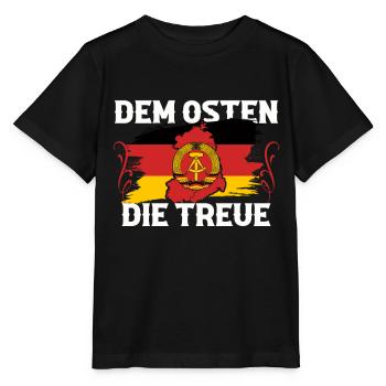 East Germany Tshirt Men Ossi Dresden NVA GDR - Stanley/Stella MINI CREATOR Kids’ T-Shirt - black - Front - Mikhail (115cm)