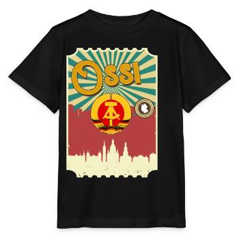 East Germany Gift East Ossi GDR Ostalgia - Stanley/Stella MINI CREATOR Kids’ T-Shirt - black - Front - Mikhail (115cm)