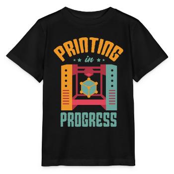 Drucken Läuft Besitzer Des 3d-druckers 3d-druck - Stanley/Stella Kinder T-Shirt MINI CREATOR  - Schwarz - Vorne - Mikhail (115cm)