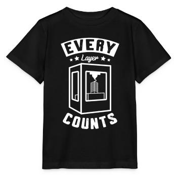 Jede Schicht Zählt Besitzer Von 3d-druckern - Stanley/Stella Kinder T-Shirt MINI CREATOR  - Schwarz - Vorne - Mikhail (115cm)