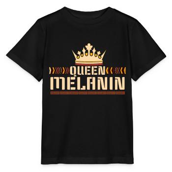 Schwarze Frau Königin Melanin Black Lives Matter F - Stanley/Stella Kinder T-Shirt MINI CREATOR  - Schwarz - Vorne - Mikhail (115cm)