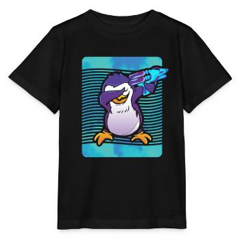 Penguin Whisperer Pistolet à eau - T-shirt bio MINI CREATOR Stanley/Stella Enfant - noir - Devant - Mikhail (115cm)