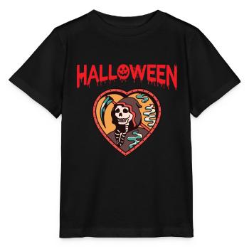 Halloween Faucheuse Faux de l’ange de la faucheuse de la mort - T-shirt bio MINI CREATOR Stanley/Stella Enfant - noir - Devant - Mikhail (115cm)
