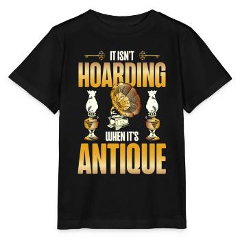 Ce n’est pas de la thésaurisation quand il s’agit d’antiquités - T-shirt bio MINI CREATOR Stanley/Stella Enfant - noir - Devant - Mikhail (115cm)