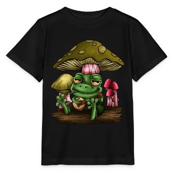Chemises Banjo Pour Hommes Bluegrass Appalachia Folk - T-shirt bio MINI CREATOR Stanley/Stella Enfant - noir - Devant - Mikhail (115cm)