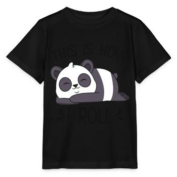 Panda Gaming Retro Mignon Pandas Animal Lovers - T-shirt bio MINI CREATOR Stanley/Stella Enfant - noir - Devant - Mikhail (115cm)