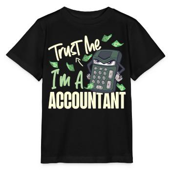 Comptable Comptable Comptable - T-shirt bio MINI CREATOR Stanley/Stella Enfant - noir - Devant - Mikhail (115cm)