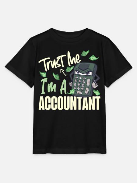 Accountant Bookkeeper Accounting - Stanley/Stella Kinder T-Shirt MINI CREATOR  - Schwarz