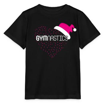Gymnastique Gymnastique Gymnaste Chapeau de Noël Saint-Nicolas - T-shirt bio MINI CREATOR Stanley/Stella Enfant - noir - Devant - Mikhail (115cm)
