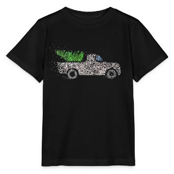 Christmas tree Christmas tree Christmas tree Xmas - Stanley/Stella MINI CREATOR Kids’ T-Shirt - black - Front - Mikhail (115cm)