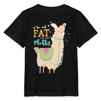 Je ne suis pas gros, je suis juste un moelleux - T-shirt bio MINI CREATOR Stanley/Stella Enfant - noir - Devant - Mikhail (115cm)
