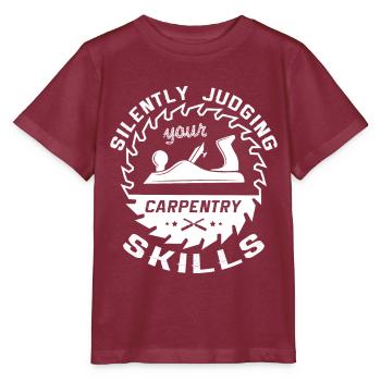 Évaluation implicite de votre - T-shirt bio MINI CREATOR Stanley/Stella Enfant - bordeaux - Devant - Kain (125cm)