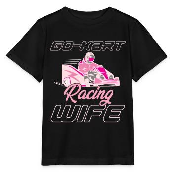 Go Kart Racer Lap Race Track Racing Fun - Stanley/Stella MINI CREATOR Kids’ T-Shirt - black - Front - Mikhail (115cm)
