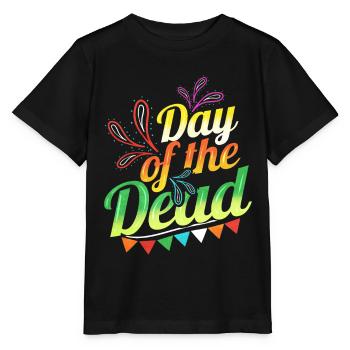 Colorful Logo For Day Of The Dead - Stanley/Stella MINI CREATOR Kids’ T-Shirt - black - Front - Mikhail (115cm)