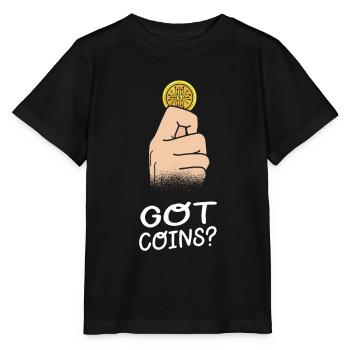 Coins Received Coin Collecting Coin Collectors - Stanley/Stella MINI CREATOR Kids’ T-Shirt - black - Front - Mikhail (115cm)