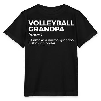 Volleyball Player Gift - Stanley/Stella MINI CREATOR Kids’ T-Shirt - black - Front - Mikhail (115cm)