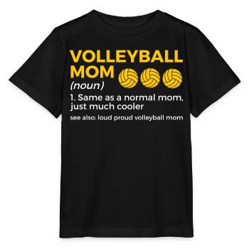 Volleyball Player Gift - Stanley/Stella MINI CREATOR Kids’ T-Shirt - black - Front - Mikhail (115cm)