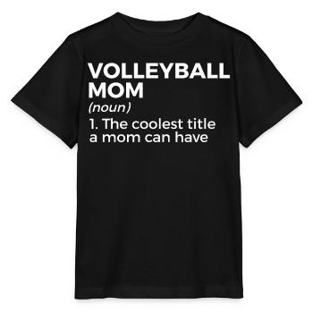 Volleyball Player Gift - Stanley/Stella MINI CREATOR Kids’ T-Shirt - black - Front - Mikhail (115cm)