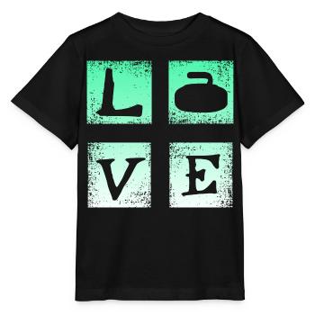 Cher curling - T-shirt bio MINI CREATOR Stanley/Stella Enfant - noir - Devant - Mikhail (115cm)