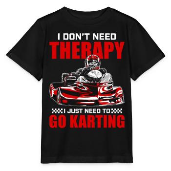 Go-Kart Therapy Race Go-Kart Race Track Rennfa - Stanley/Stella MINI CREATOR Kids’ T-Shirt - black - Front - Mikhail (115cm)