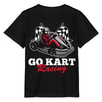 Go-Kart Racing Kart Racer Go-Kart Race Track Race - Stanley/Stella MINI CREATOR Kids’ T-Shirt - black - Front - Mikhail (115cm)