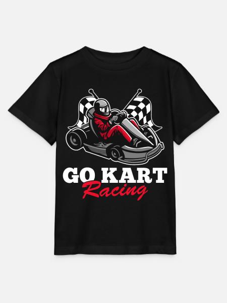 Go-Kart-Rennen Kart Racer Gokart-Rennstrecke Renne - T-shirt MINI CREATOR barn från Stanley/Stella - svart