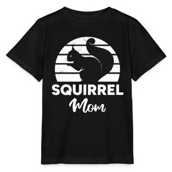 Squirrel Mom Squirrel Mama Squirrel Mom - Stanley/Stella MINI CREATOR Kids’ T-Shirt - black - Front - Mikhail (115cm)