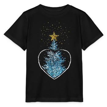 Christmas tree Christmas tree Christmas tree decorations - Stanley/Stella MINI CREATOR Kids’ T-Shirt - black - Front - Mikhail (115cm)