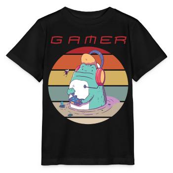 Video Games Retro Gamer Console Games Funny Games - Stanley/Stella Kinder T-Shirt MINI CREATOR  - Schwarz - Vorne - Mikhail (115cm)