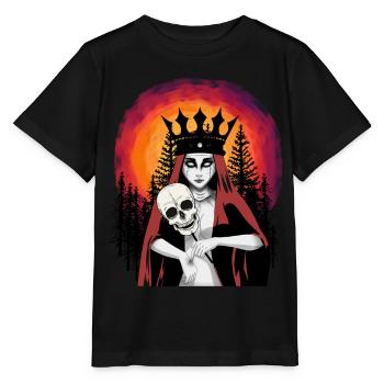 Dark Fantasy Demon Sorcière Satan Horreur sataniste - T-shirt bio MINI CREATOR Stanley/Stella Enfant - noir - Devant - Mikhail (115cm)