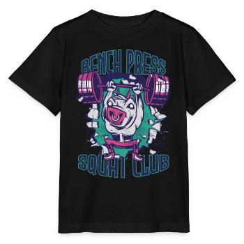 Bench Press Squad Club Bull Training Training Moti - T-shirt bio MINI CREATOR Stanley/Stella Enfant - noir - Devant - Mikhail (115cm)