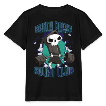 Bench Press Squad Club Till Death Workout Krafttra - Stanley/Stella MINI CREATOR Kids’ T-Shirt - black - Front - Mikhail (115cm)