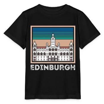 Schottland-Souvenir-Schottisch-Edinburgh-Touristen - Stanley/Stella Kinder T-Shirt MINI CREATOR  - Schwarz - Vorne - Mikhail (115cm)