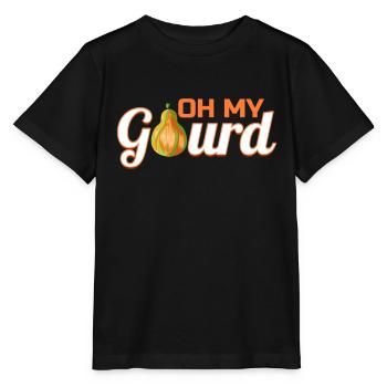 Logo Oh My Gourd pour Happy Thanksgiving - T-shirt bio MINI CREATOR Stanley/Stella Enfant - noir - Devant - Mikhail (115cm)