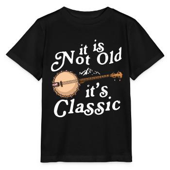 Chemises Banjo Pour Hommes Bluegrass Appalachia Folk - T-shirt bio MINI CREATOR Stanley/Stella Enfant - noir - Devant - Mikhail (115cm)