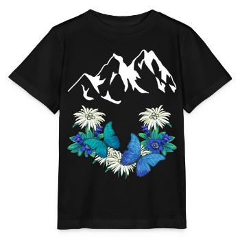 Austria Switzerland Dolomites Salzburg South Tyrol Alm - Stanley/Stella MINI CREATOR Kids’ T-Shirt - black - Front - Mikhail (115cm)