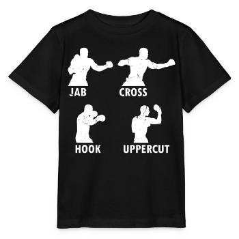 Boxe Arts Martiaux Boxe Jab Cross Hook Uppercut - T-shirt bio MINI CREATOR Stanley/Stella Enfant - noir - Devant - Mikhail (115cm)