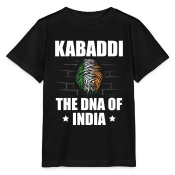 Kabaddi The DNA of India Indian Sport India - Stanley/Stella MINI CREATOR Kids’ T-Shirt - black - Front - Mikhail (115cm)