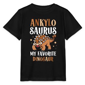 Ankylosaurus My - T-shirt bio MINI CREATOR Stanley/Stella Enfant - noir - Devant - Mikhail (115cm)