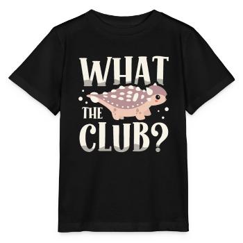 Qu’est-ce que le Club Ankylosaurus Dinosaurs - T-shirt bio MINI CREATOR Stanley/Stella Enfant - noir - Devant - Mikhail (115cm)
