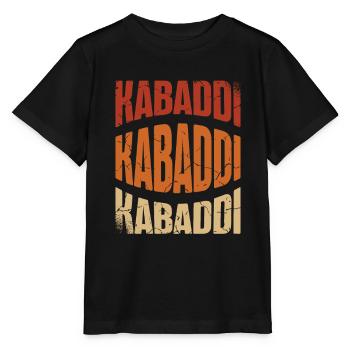 Kabaddi lovers Indian Sport India - Stanley/Stella MINI CREATOR Kids’ T-Shirt - black - Front - Mikhail (115cm)