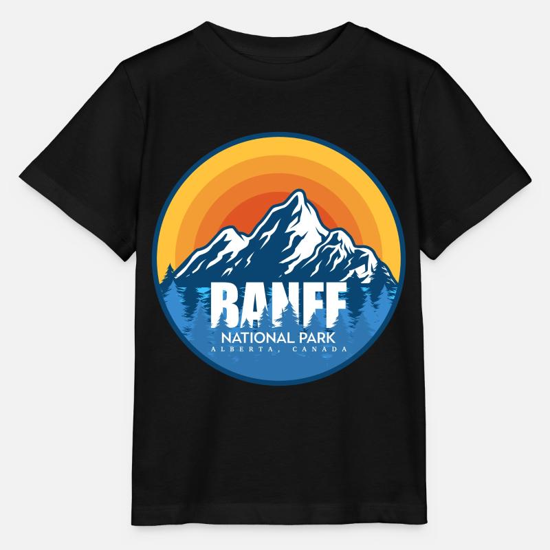 Banff National Park Alberta Canada Souvenir - Stanley/Stella MINI CREATOR Kids’ T-Shirt - black