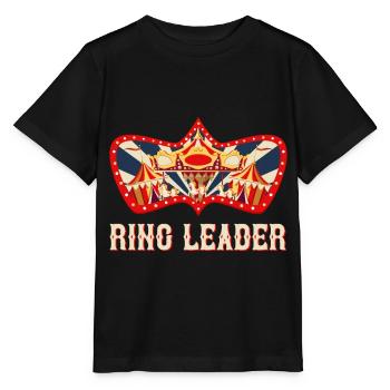 Karneval Manegenführer Zirkus Geburtstag Karneval - Stanley/Stella Kinder T-Shirt MINI CREATOR  - Schwarz - Vorne - Mikhail (115cm)