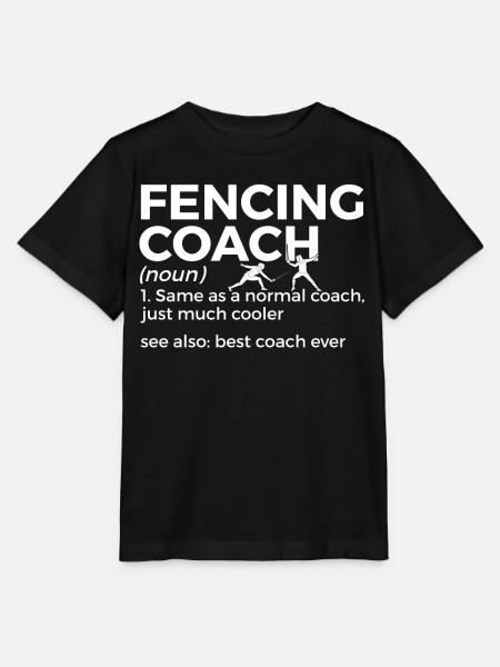 Fechten Degen Fechtduell Geschenkidee - Stanley/Stella Kinder T-Shirt MINI CREATOR - Schwarz
