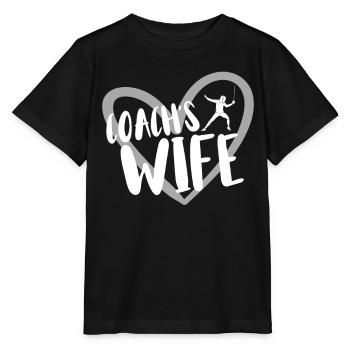 Fencing épée fencing duel gift idea - Stanley/Stella MINI CREATOR Kids’ T-Shirt - black - Front - Mikhail (115cm)