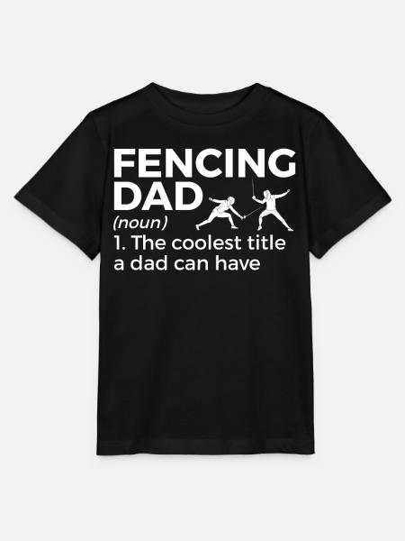 Fechten Degen Fechtduell Geschenkidee - Stanley/Stella Kinder T-Shirt MINI CREATOR - Schwarz
