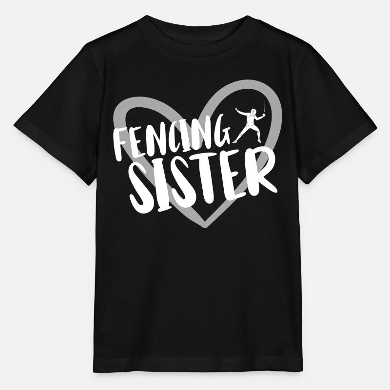 Escrime épée escrime duel idée cadeau - T-shirt bio MINI CREATOR Stanley/Stella Enfant - noir