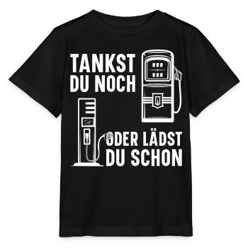 Station de recharge de voiture électrique Station de remplissage de voiture électrique - T-shirt bio MINI CREATOR Stanley/Stella Enfant - noir - Devant - Mikhail (115cm)
